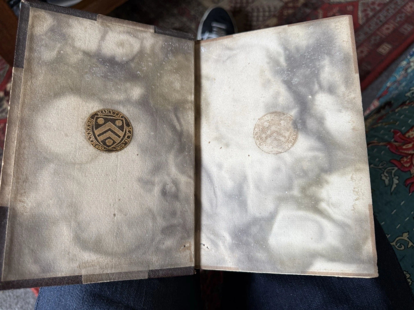 1897 The Complete Works of Alfred Lord Tennyson : Arts & Crafts Bookbinding
