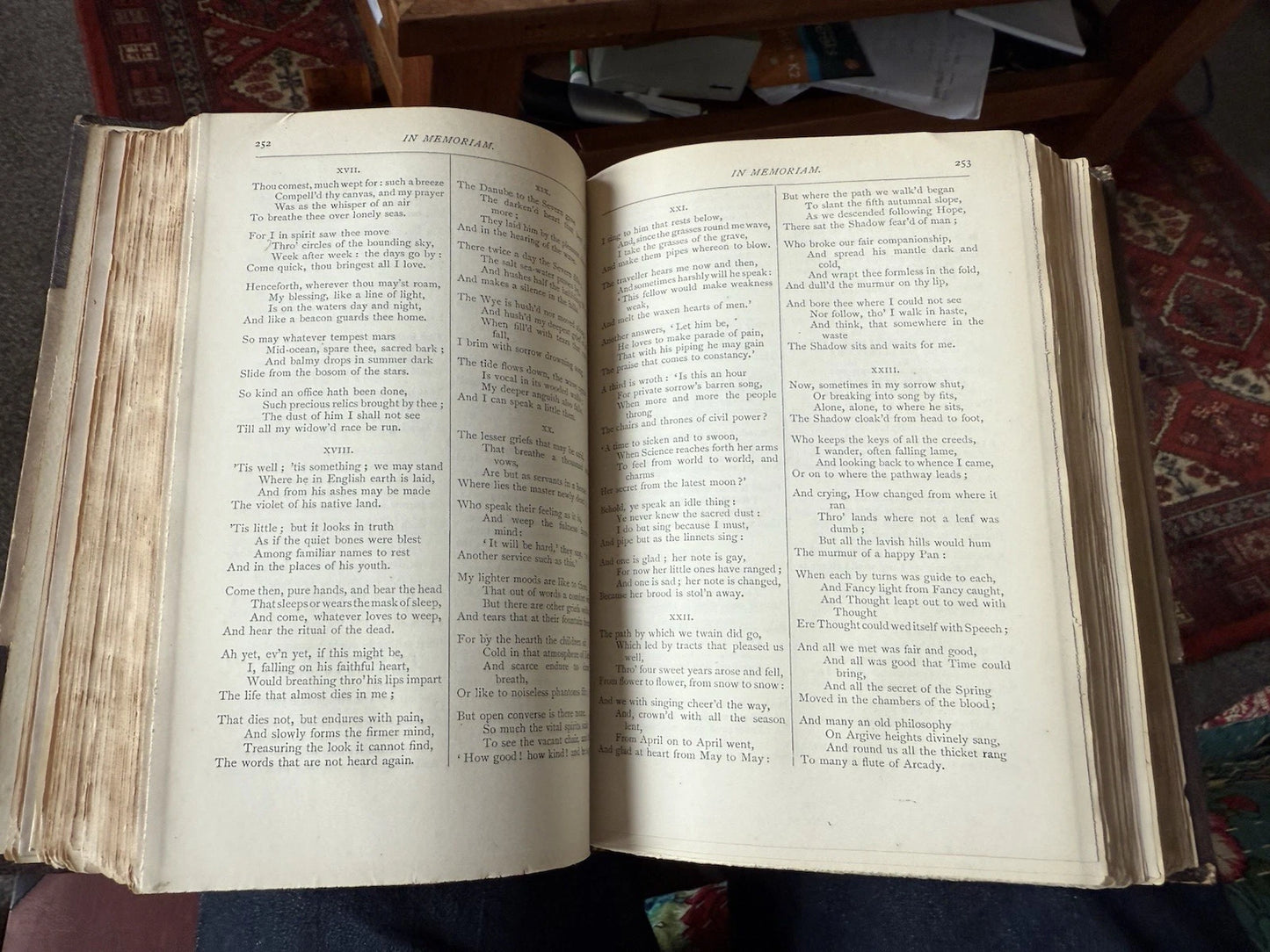1897 The Complete Works of Alfred Lord Tennyson : Arts & Crafts Bookbinding