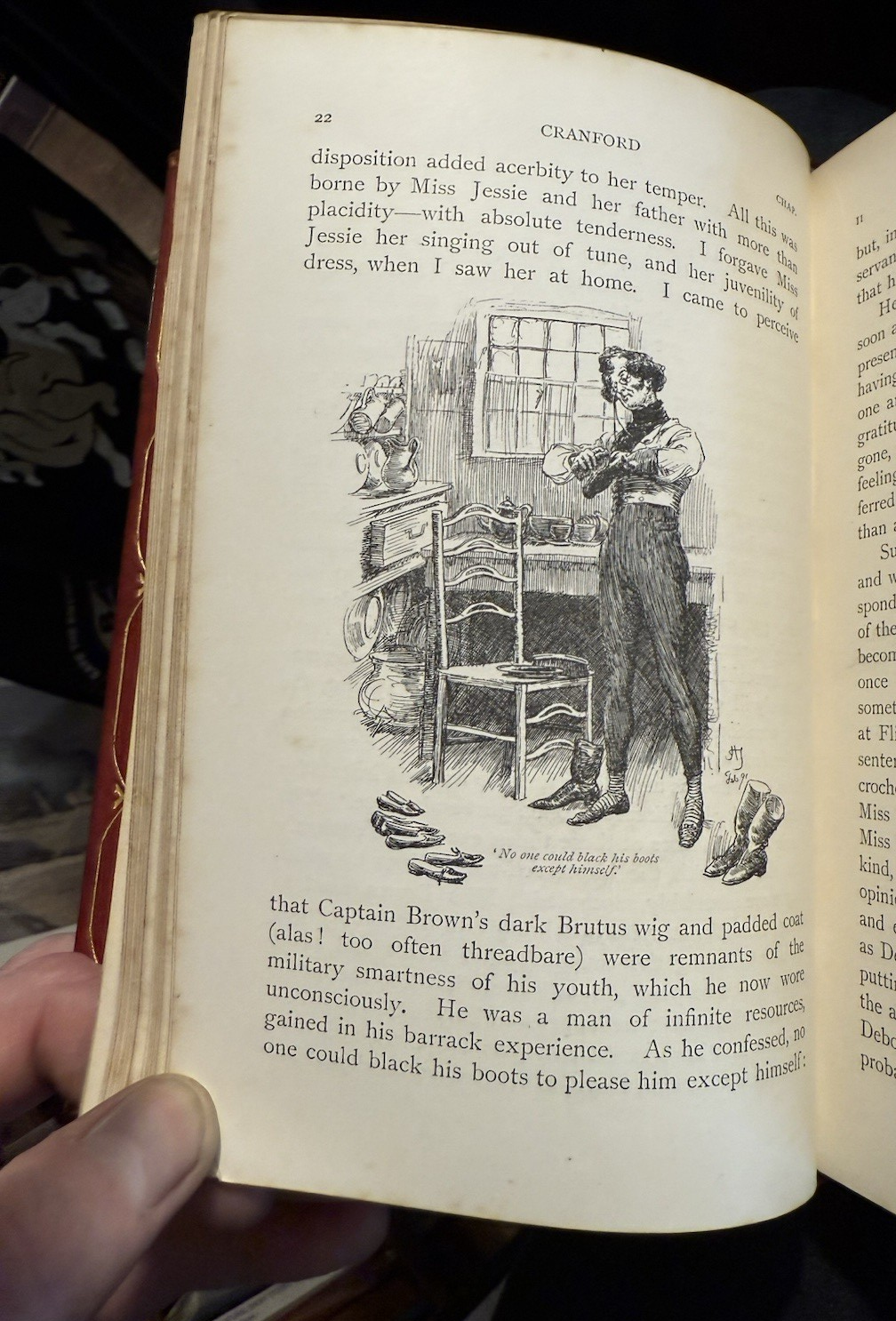 Cranford : Mrs Gaskell : Hugh Thomson : Fine Binding by Syd A. Howe, Guildford