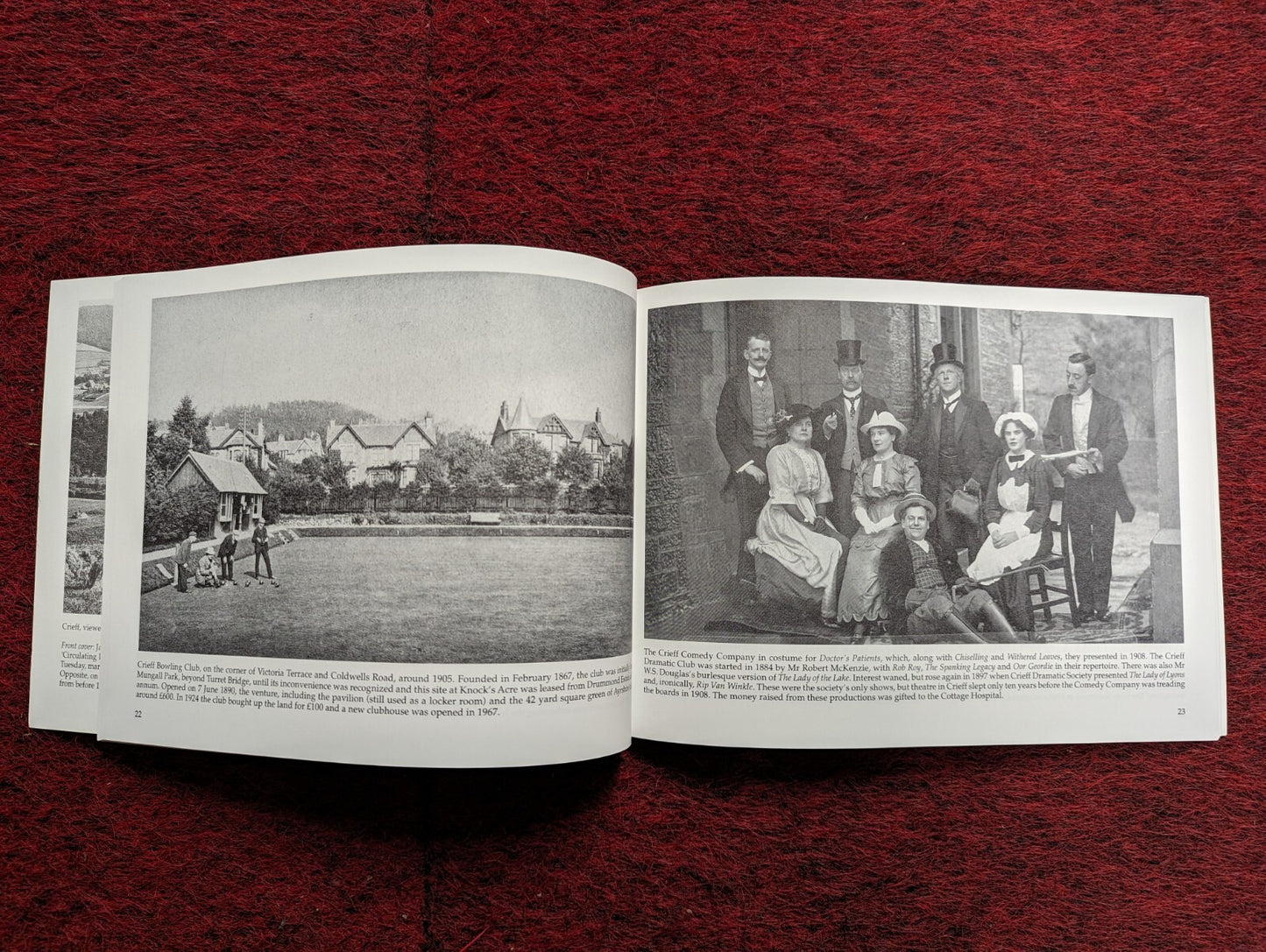 Old Crieff : Photographs : Local History :Scotland VGC