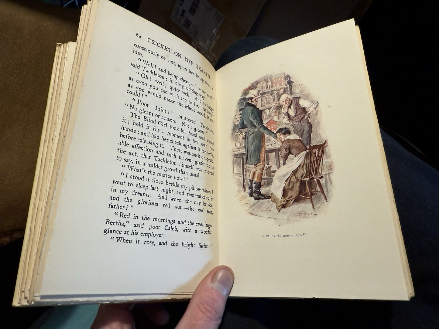 1905 Charles Dickens : Cricket on the Hearth : Illustrated by C. E. Brock