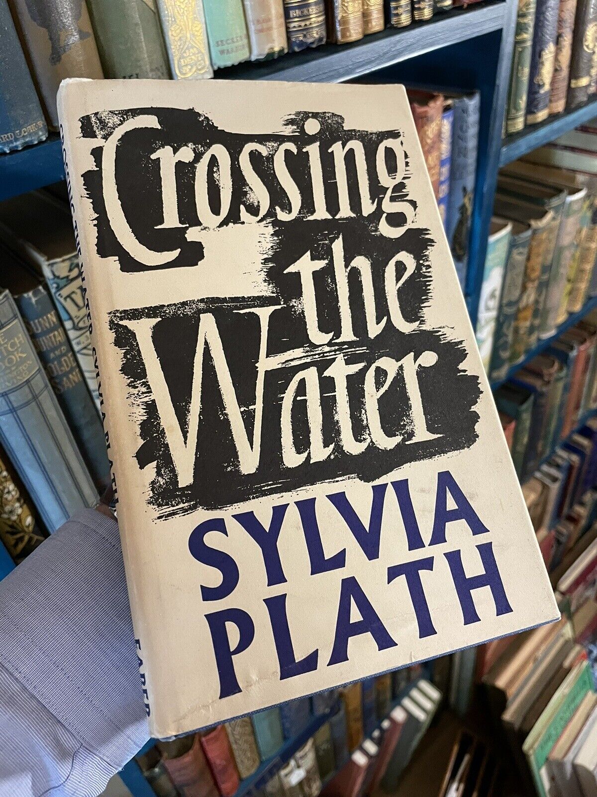 1971 Sylvia Plath's Crossing the Water : First Edition in Dust Jacket : Poetry