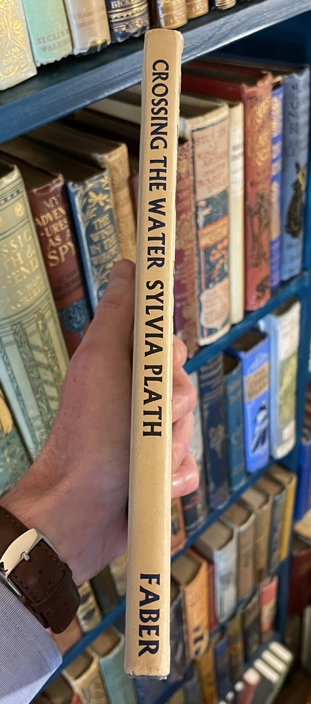 1971 Sylvia Plath's Crossing the Water : First Edition in Dust Jacket : Poetry