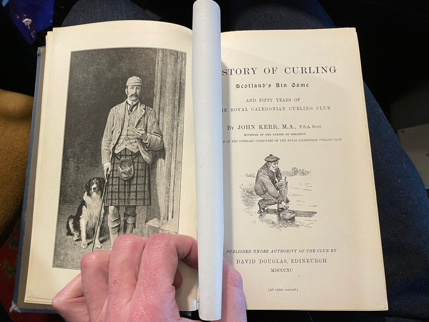 HISTORY OF CURLING With 50 Years Royal Caledonian Curling Club by John Kerr 1890