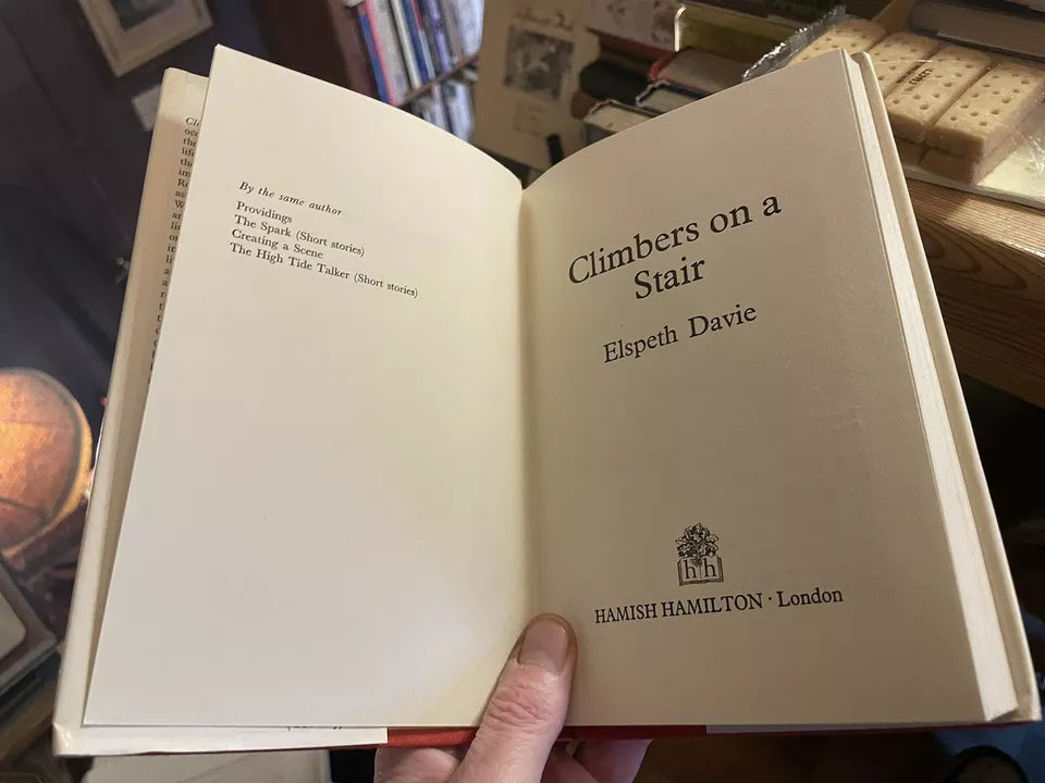 Elspeth Davie : Climbers on the Stair : Edinburgh Tenement Novel 1st 1978
