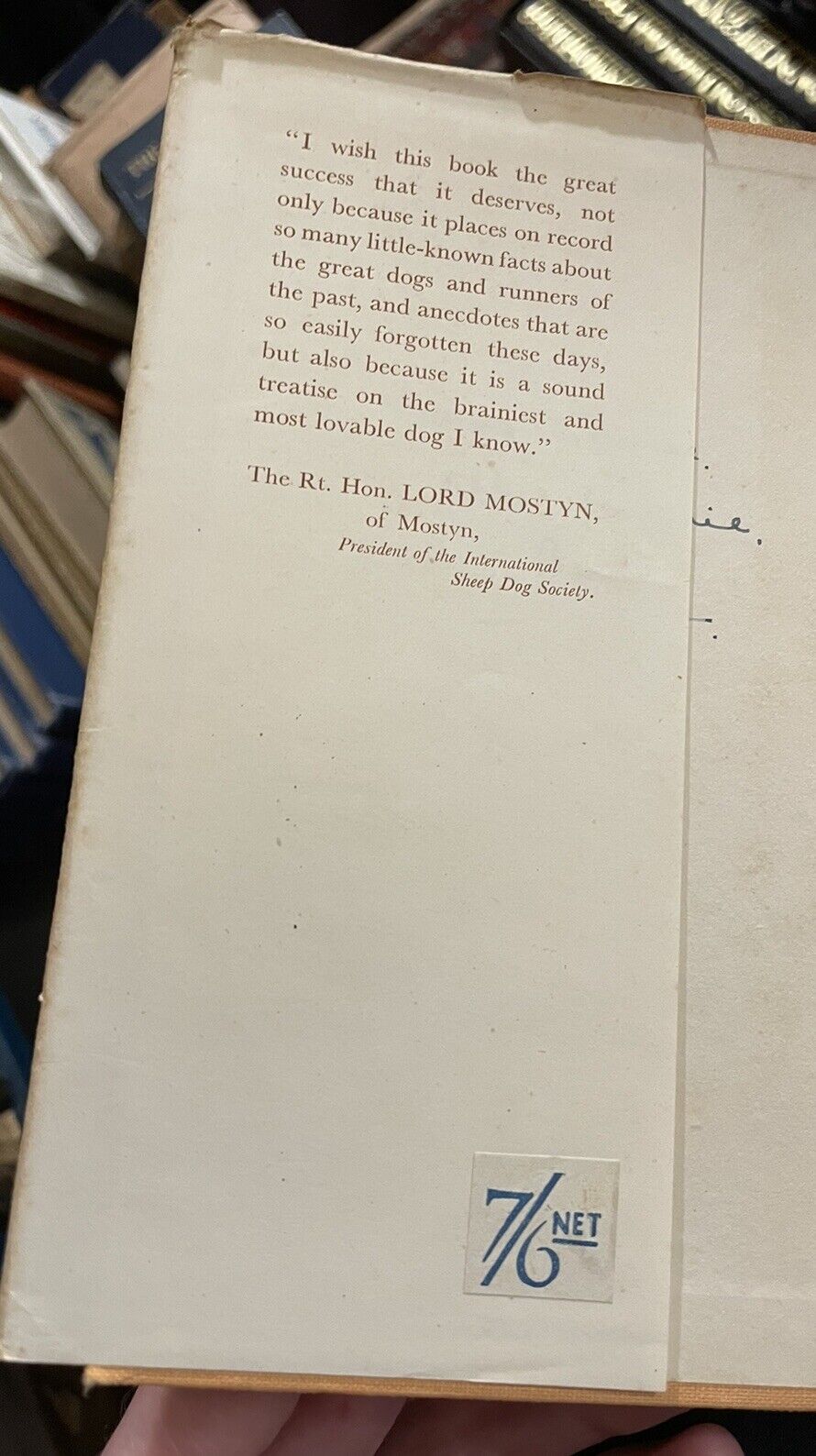 Sheep Dogs : McCulloch : Border Collies : Genealogical Breeding Chart 1946