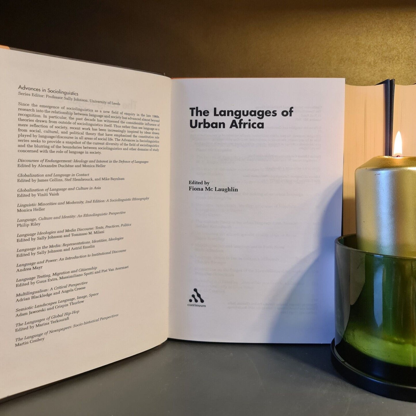 The Languages of Urban Africa, F. McLaughlin edi: Hardback: 1st Edition