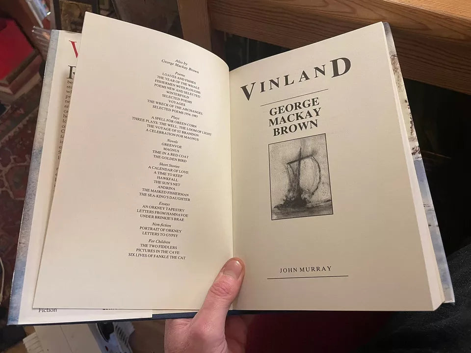 George Mackay Brown : Vinland : 1st Edition : Orkney Viking Age