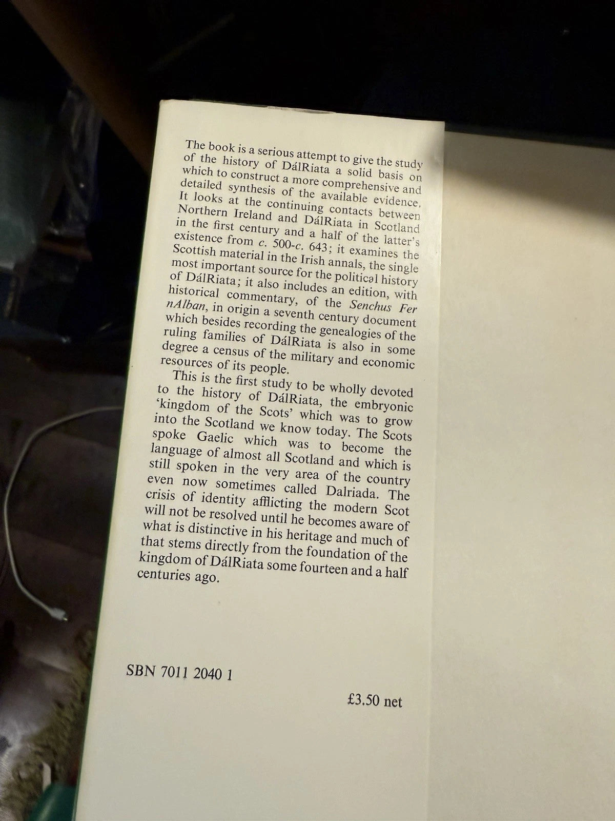 Studies in the History of Dalriada : John Bannerman : Kingdom of the Scots