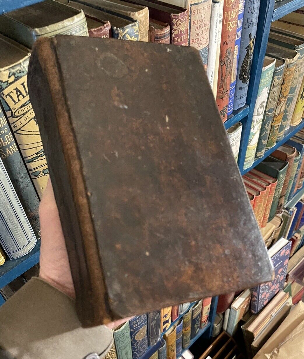 1794 Antique Danish Religious Prayer Book : Woodcuts : Large Typeface