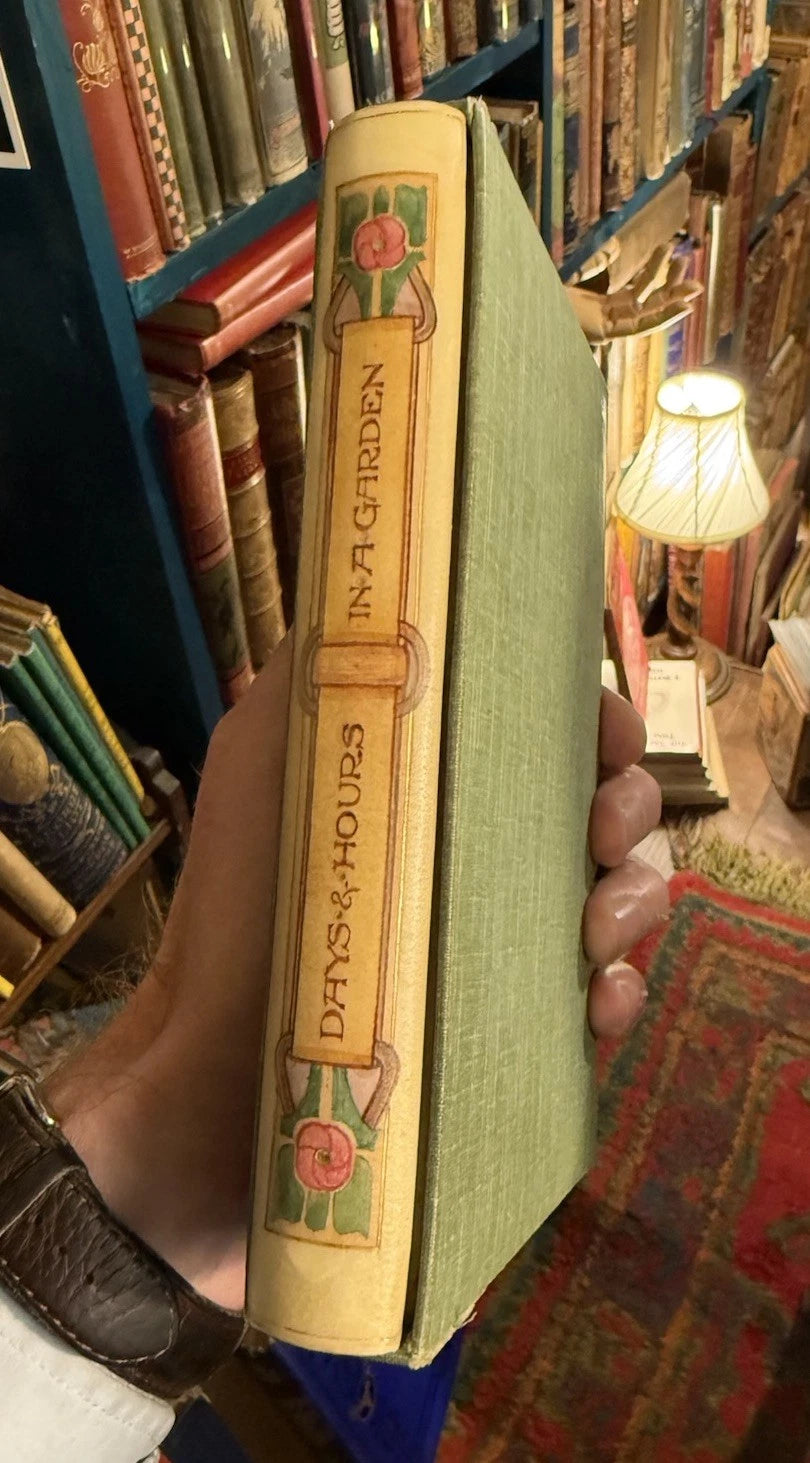 1898 Days and Hours in a Garden : By E.V.B. : Signed “Vellucent” Chivers Binding