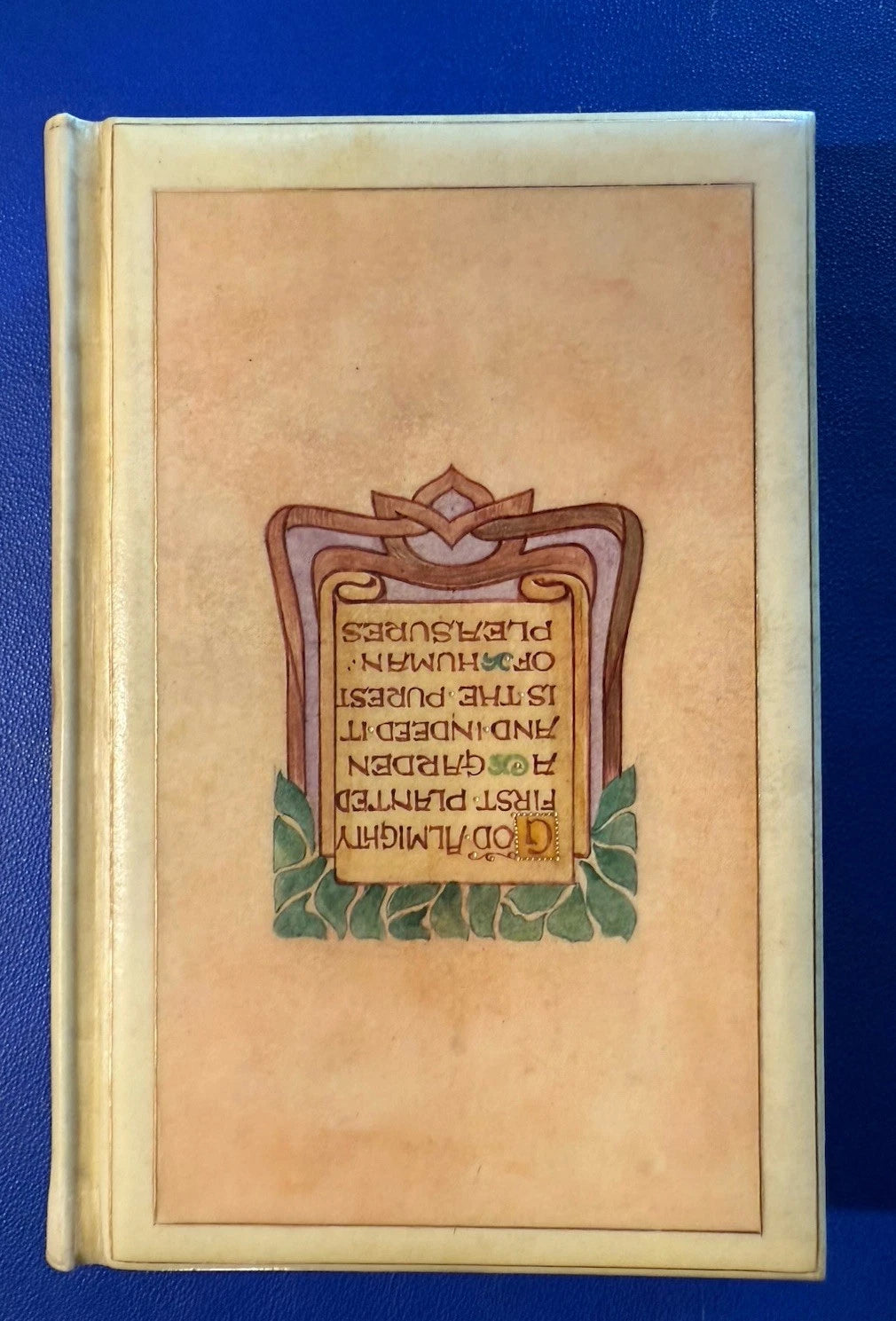 1898 Days and Hours in a Garden : By E.V.B. : Signed “Vellucent” Chivers Binding