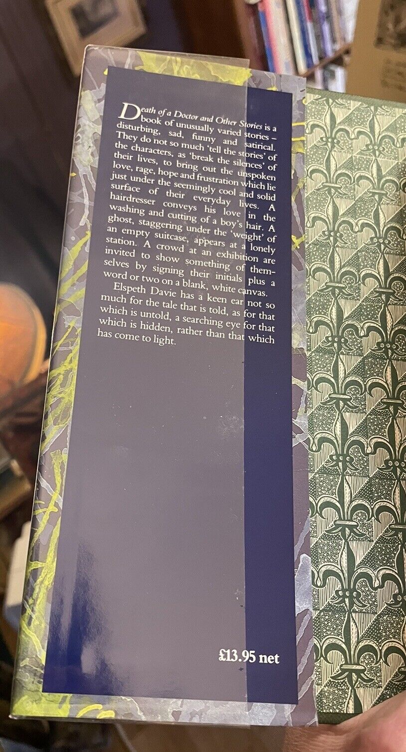 Elspeth Davie : Death of a Doctor and Other Stories : 1st 1992