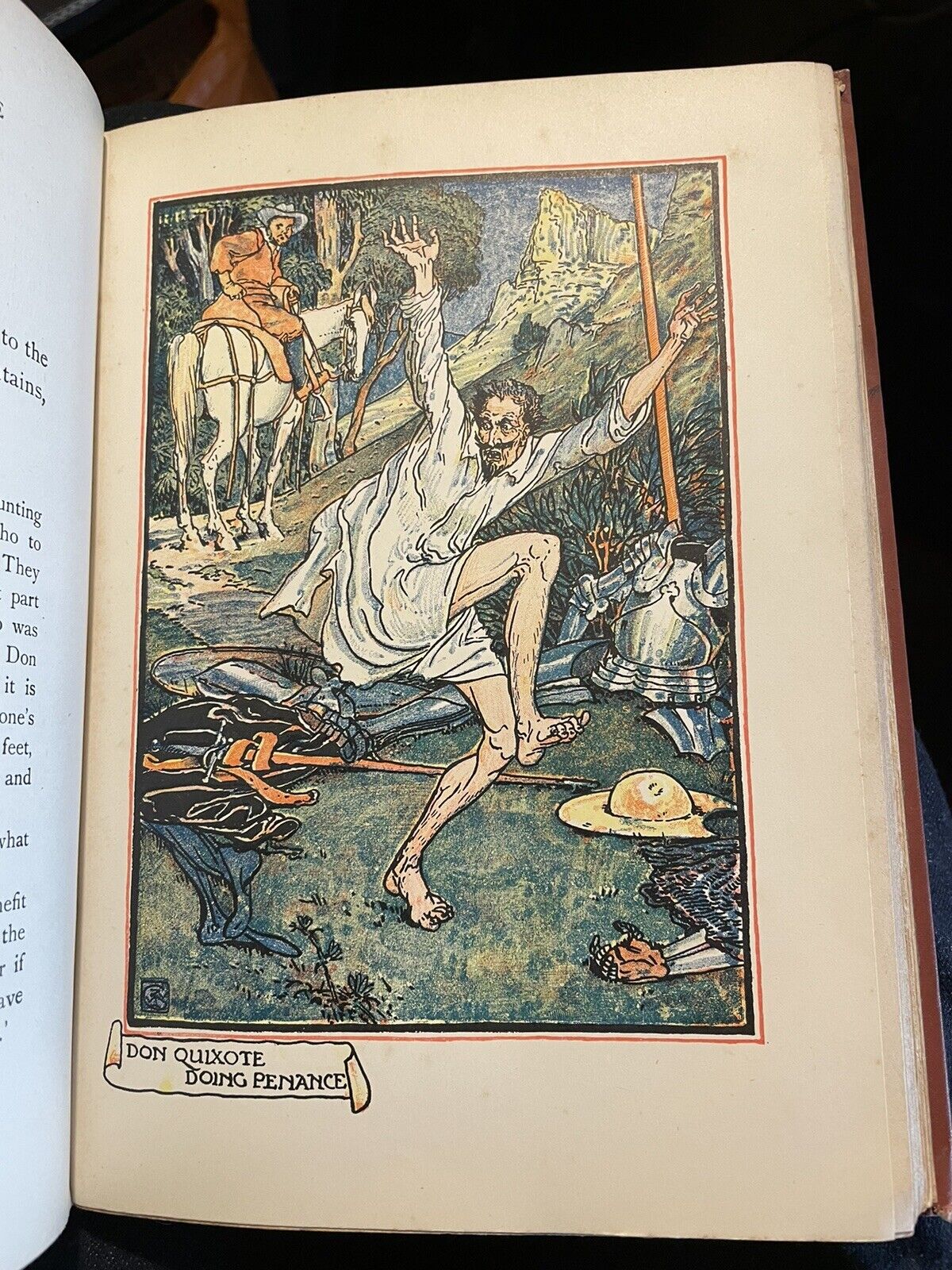 1912 Don Quixote of La Mancha : Illustrated by Walter Crane : Cervantes