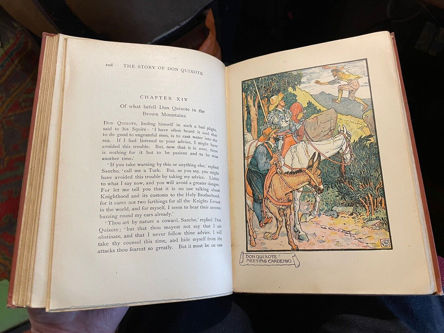 1912 Don Quixote of La Mancha : Illustrated by Walter Crane : Cervantes