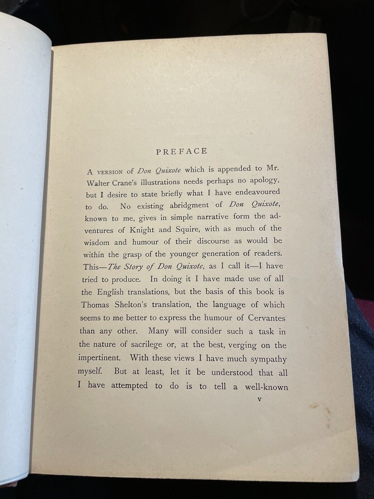 1912 Don Quixote of La Mancha : Illustrated by Walter Crane : Cervantes