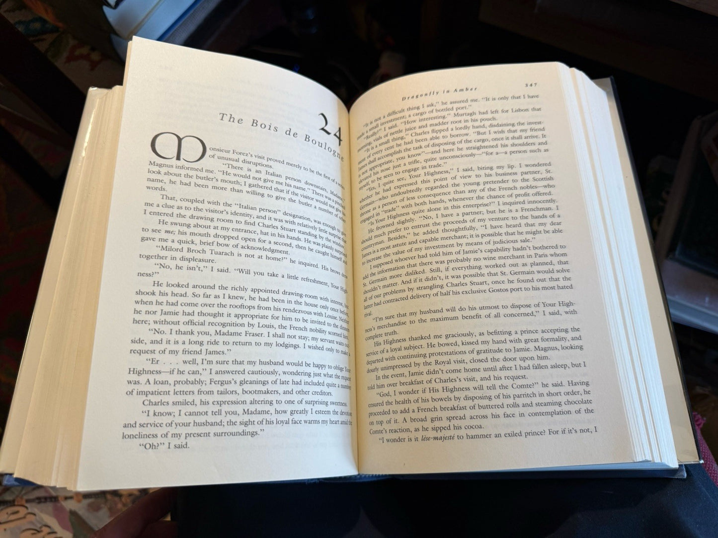 Dragonfly in Amber : Diana Gabaldon (SIGNED) 1st/1st Edition : Outlander Series