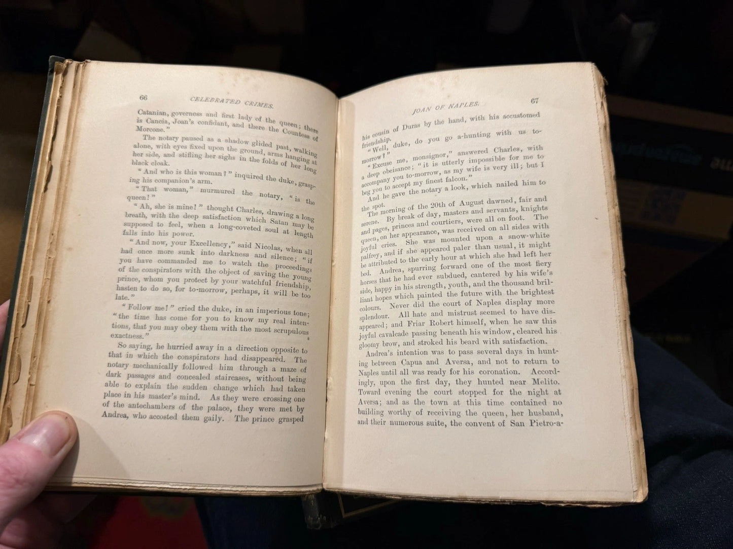 1896: Celebrated Crimes; by Alexander Dumas; 3 Volumes: VGC