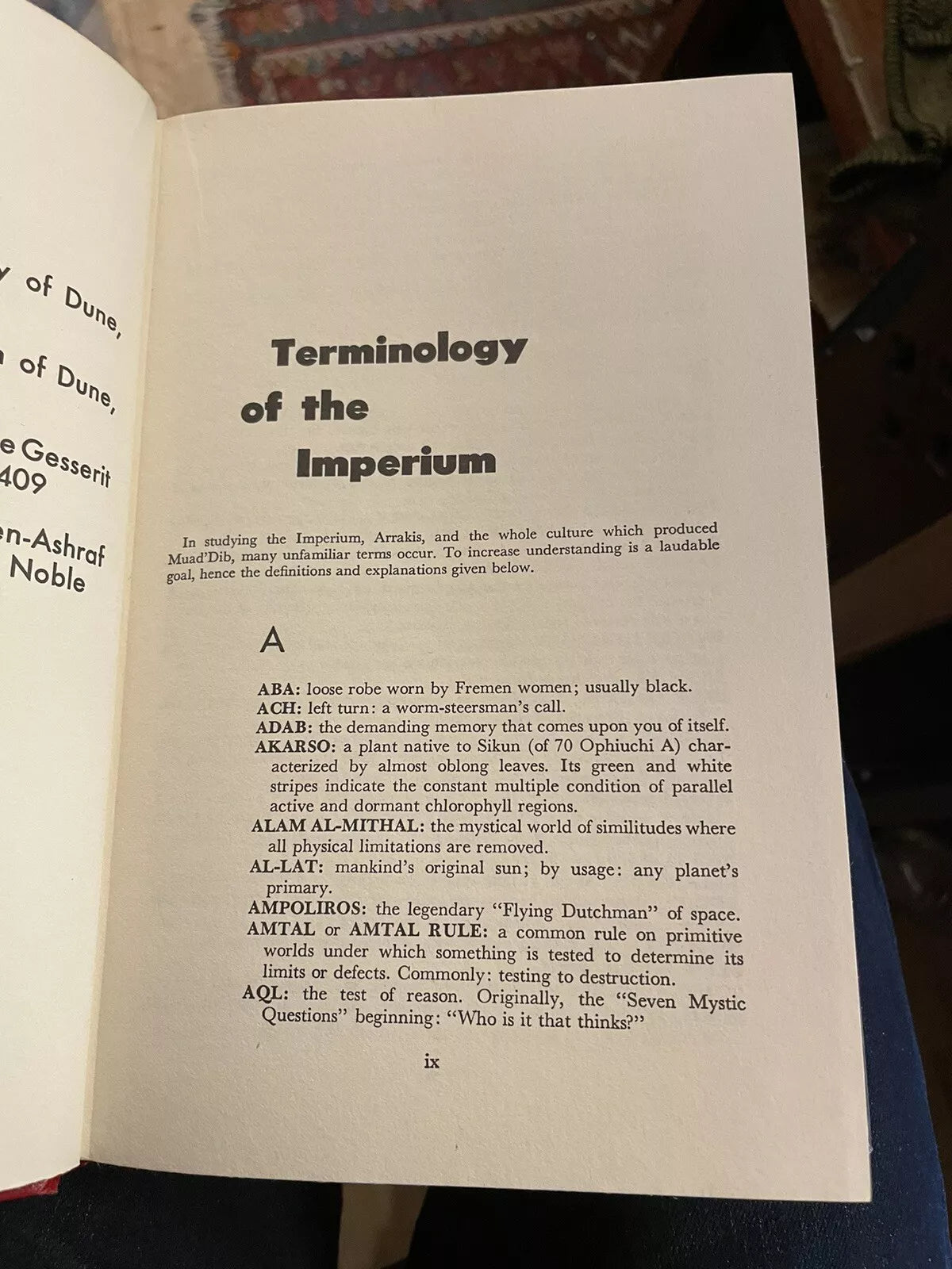 1965 Frank Herbert : Dune : Stated First Edition (5th printing) Original Jacket
