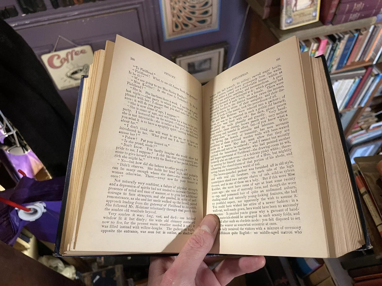 Charlotte Bronte : Shirley : Antique Copy 1905 : Lovely Cloth Binding