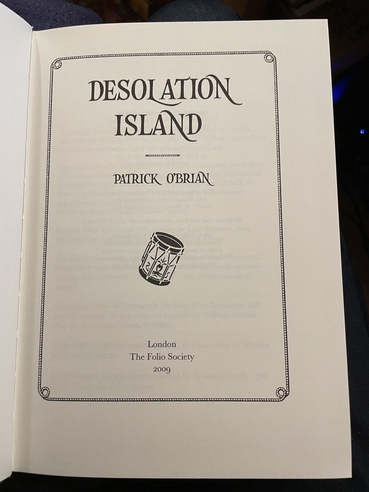 Patrick O'Brian : Desolation Island : Folio Society : Illustrated