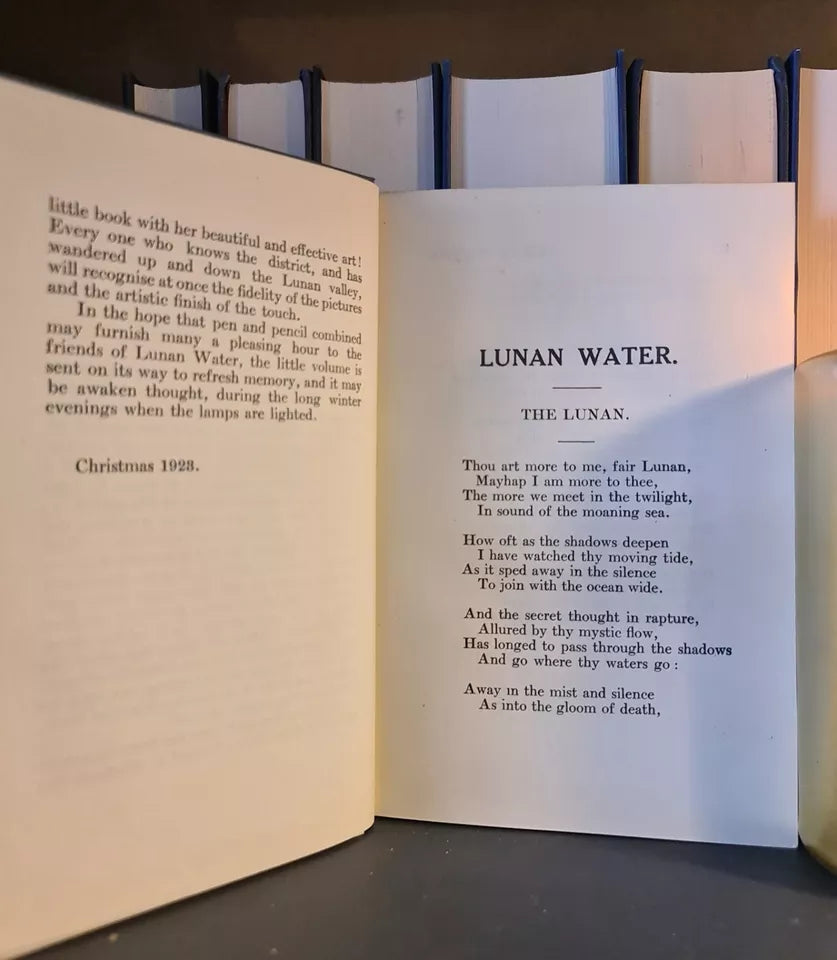Lunan Water, Nature Rambles in a Country Parish, Rev. J. Adams: Hardback: 1923
