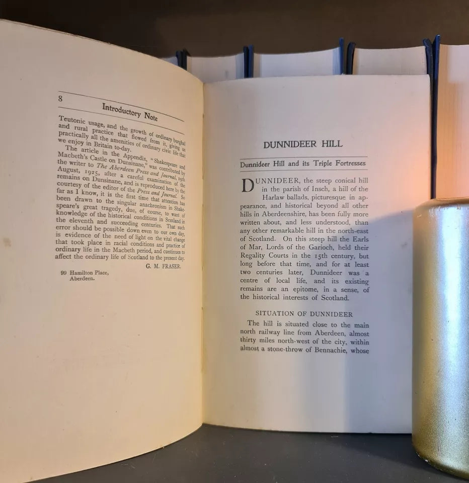 Dunnideer & Its Three Fortresses, G.M. Fraser: Paperback: 1927: Lecture