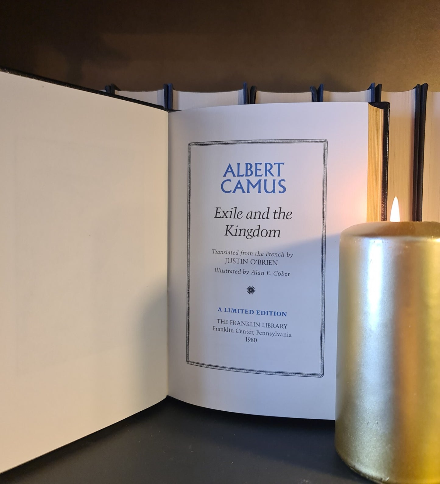Exile & The Kingdom, Albert Camus: Hardback: Limited Edition: Franklin Library