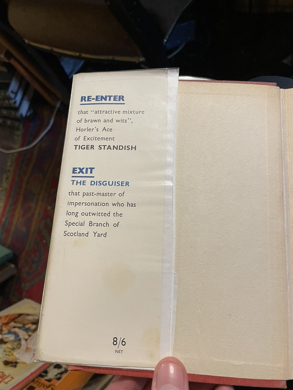 Sydney Horler : Exit the Disguiser : 1st Edition 1948 : Vinatge Thriller