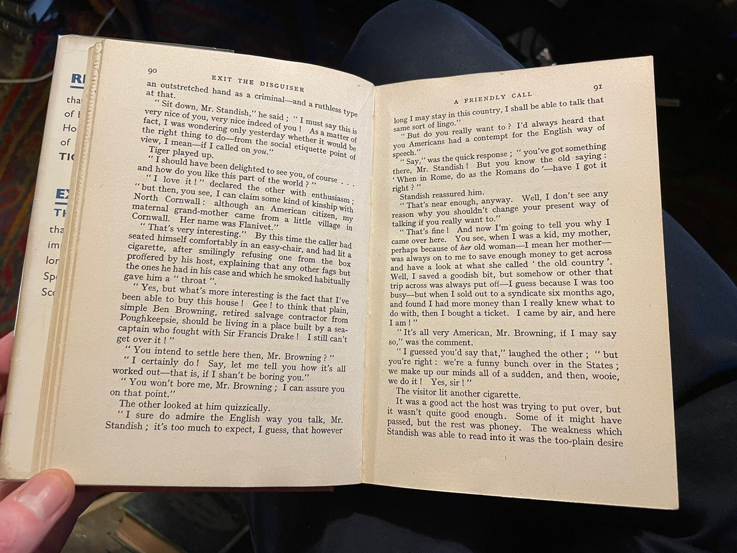 Sydney Horler : Exit the Disguiser : 1st Edition 1948 : Vinatge Thriller