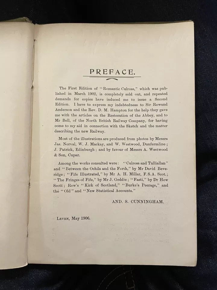 1906 Romantic Culross, Torryburn, and Vicinity : Fife Scotland