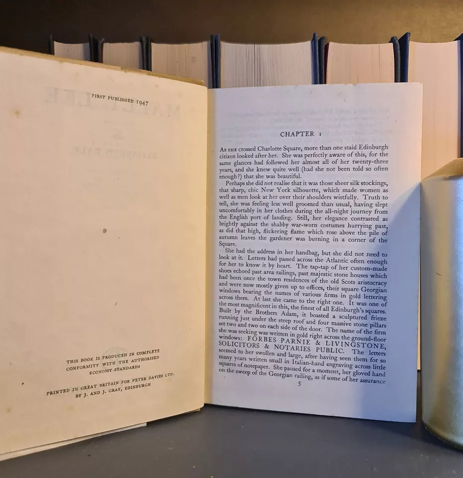 Mally Lee, Elisabeth Kyle: Hardback: 1st Edition: 1947: Scottish Crime Fiction