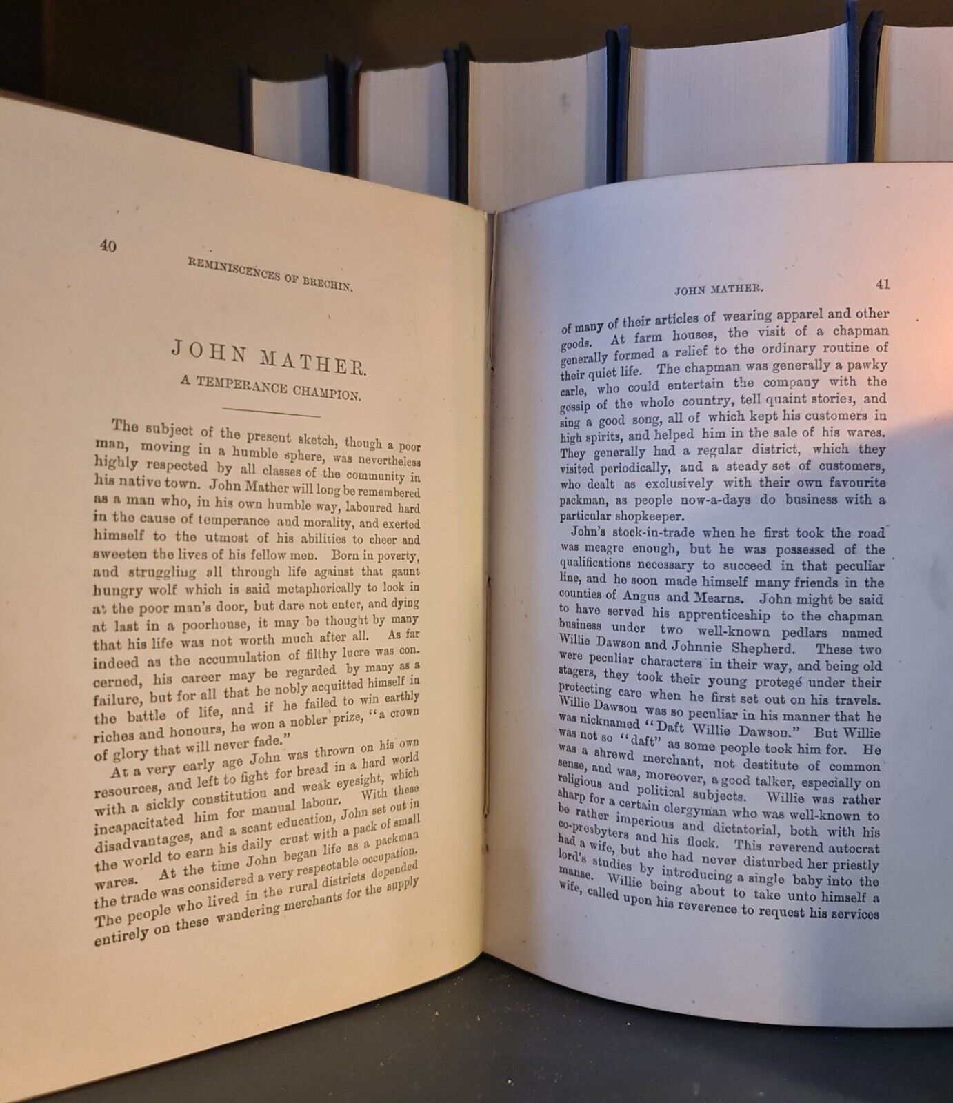 Reminiscences of Brechin & Its Characters, J.S. Neish: Hardback: 1st Edition