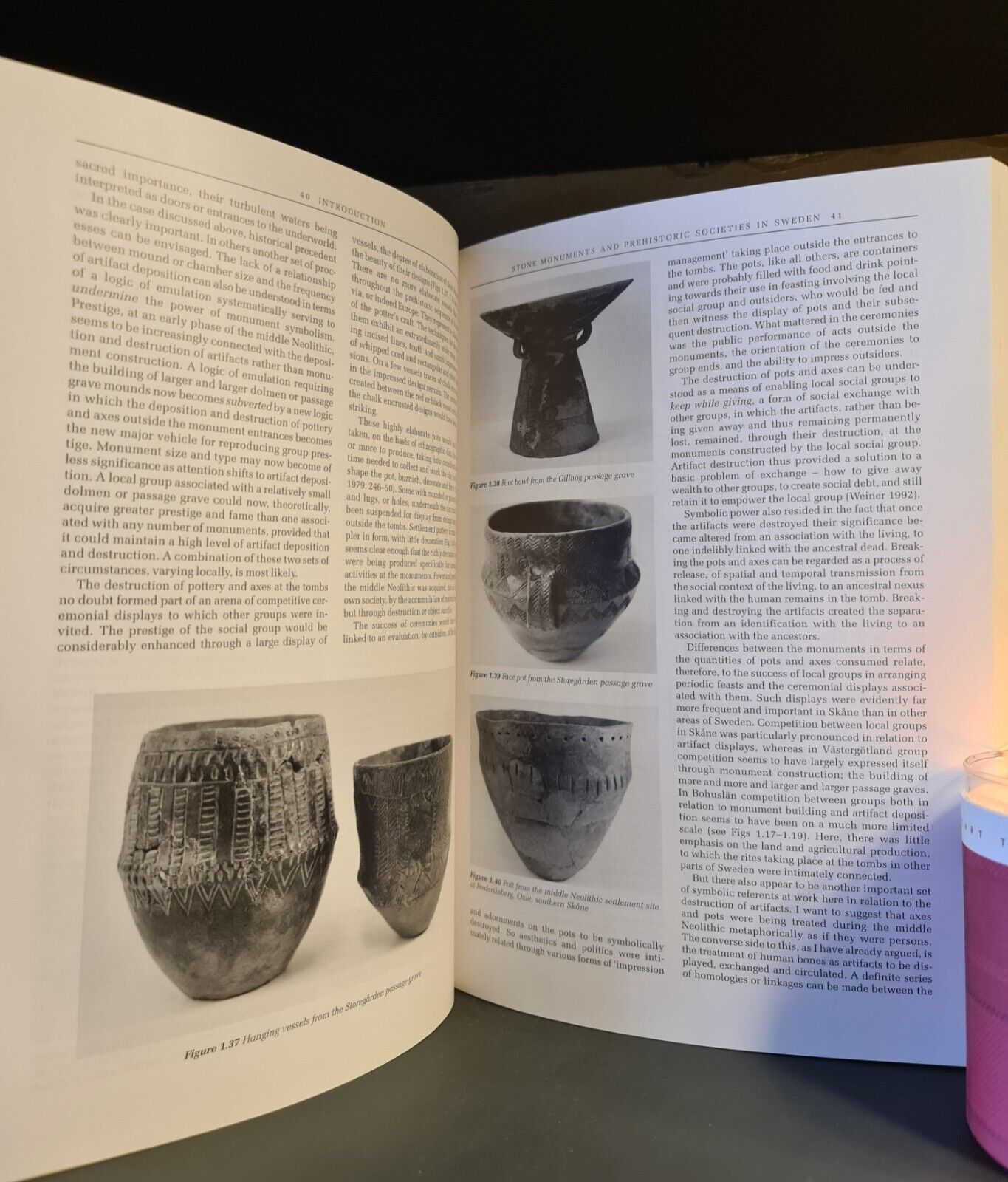 The Dolmens & Passage Graves of Sweden, C. Tilly: 1st Edition: P/back: Stone Age