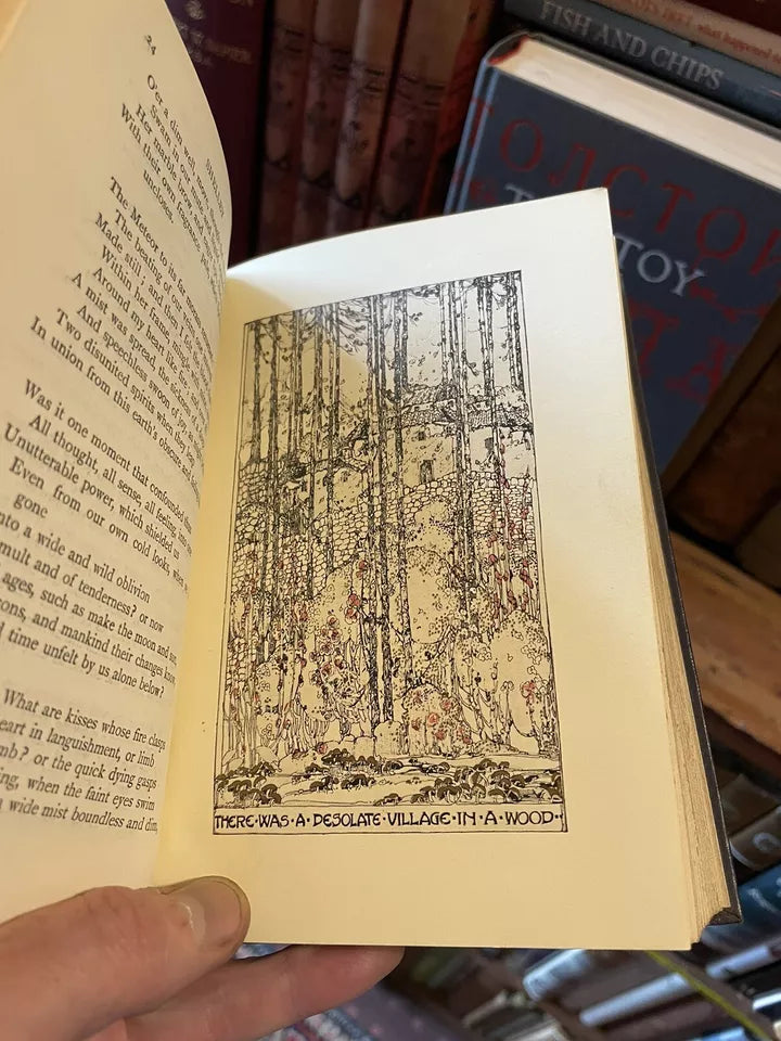 c1910 POEMS OF SHELLEY Caxton JESSIE M. KING (8 Plates) Art Nouveau Covers VGC