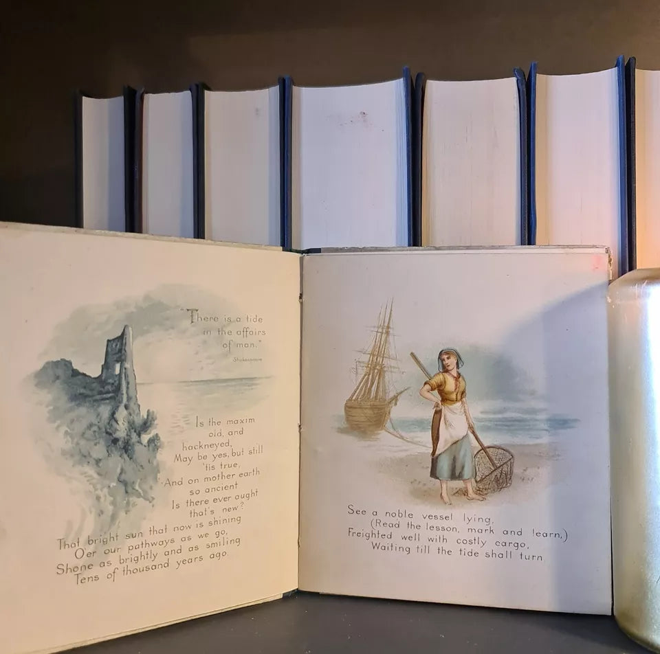 The Turning of the Tide, F. Hamilton-Knight : Illustrated Poetry: c1890