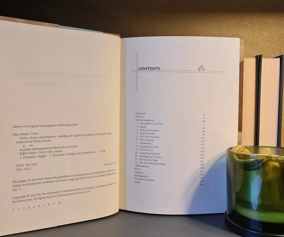 Sticks, Stones & Shadows, Building Egyptian Pyramids, Isler: Hardback: 1st Ed