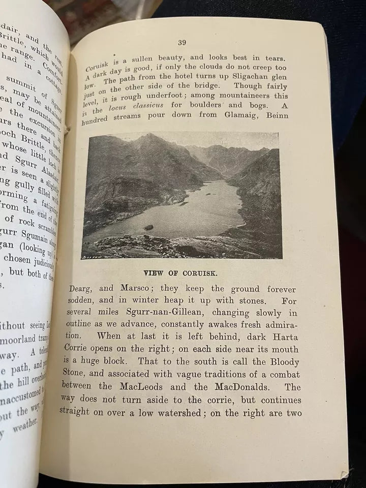 1921 The Misty Isle of Skye : Tourist Handbook and Guide : Scotland