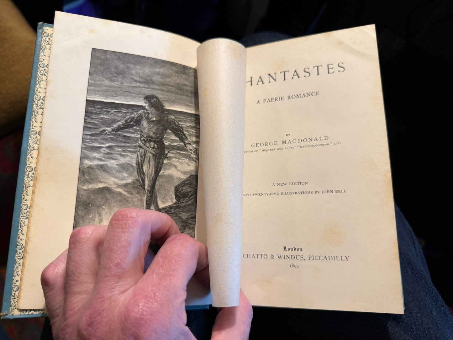 1894 George MacDonald : Phantastes A Faerie Romance : 1st Illustrated