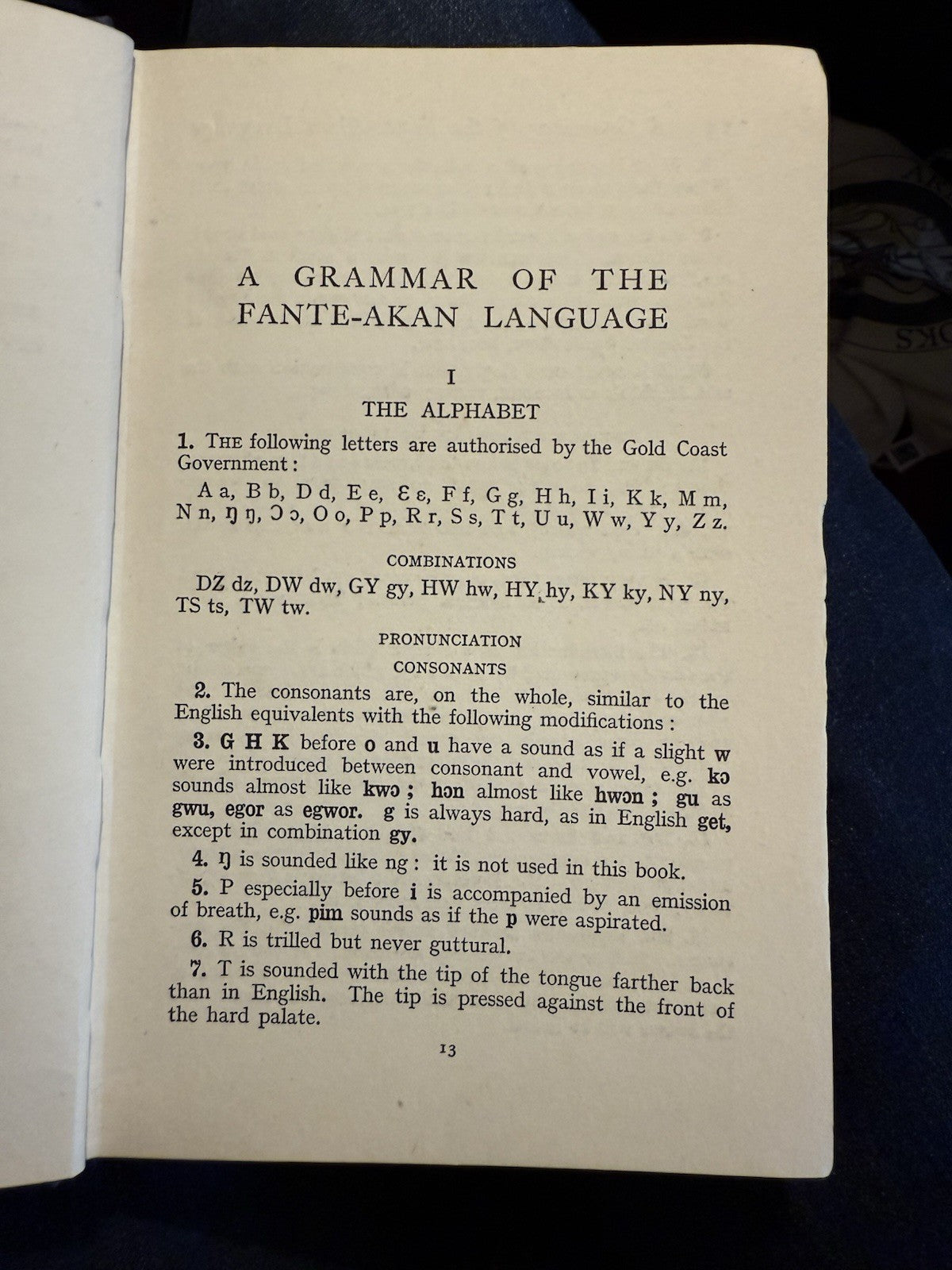 A Grammar of the Fante-Akan Language : Ghana, Ivory Coast 1929