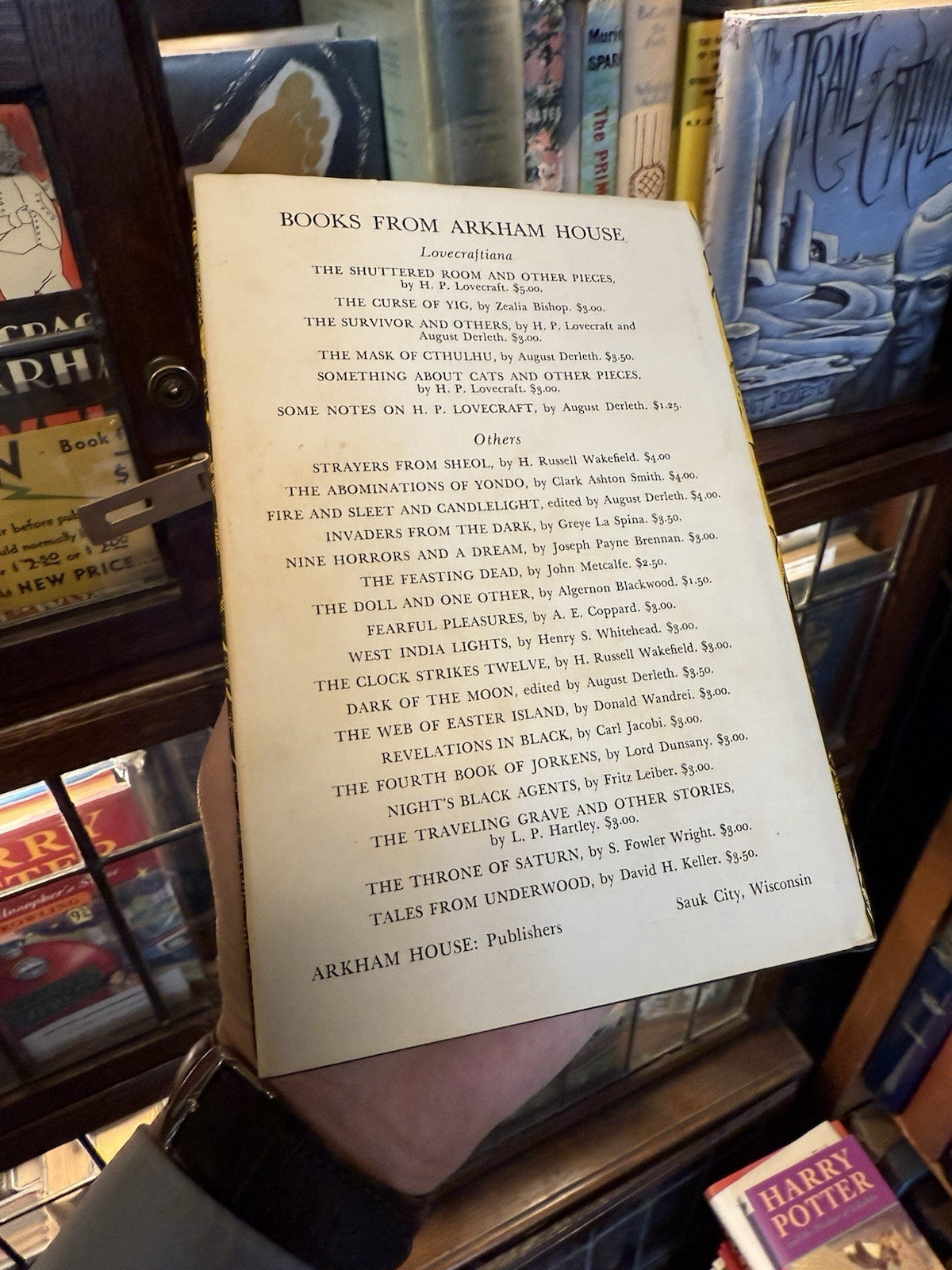 H P Lovecraft : Dreams and Fancies : 1st/1st Edition Arkham House 1962