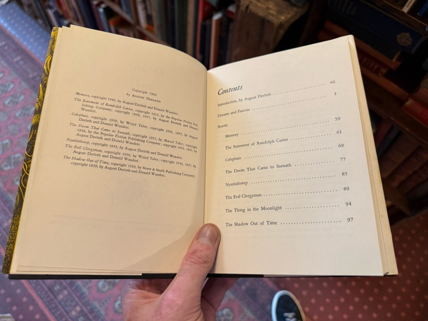 H P Lovecraft : Dreams and Fancies : 1st/1st Edition Arkham House 1962