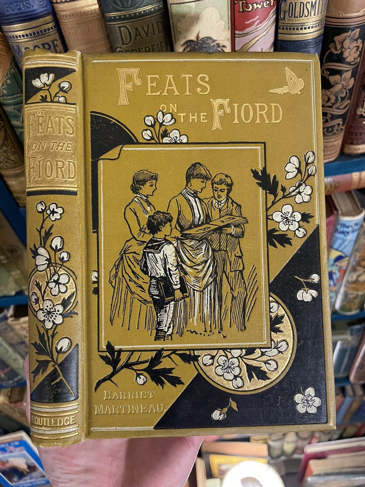 c1885 Feats of the Fiord : A Tale of Norway : Harriet Martineau : Fjords