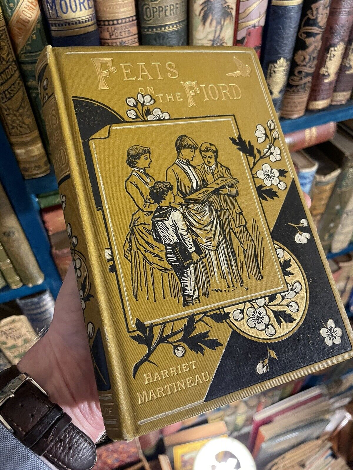 c1885 Feats of the Fiord : A Tale of Norway : Harriet Martineau : Fjords