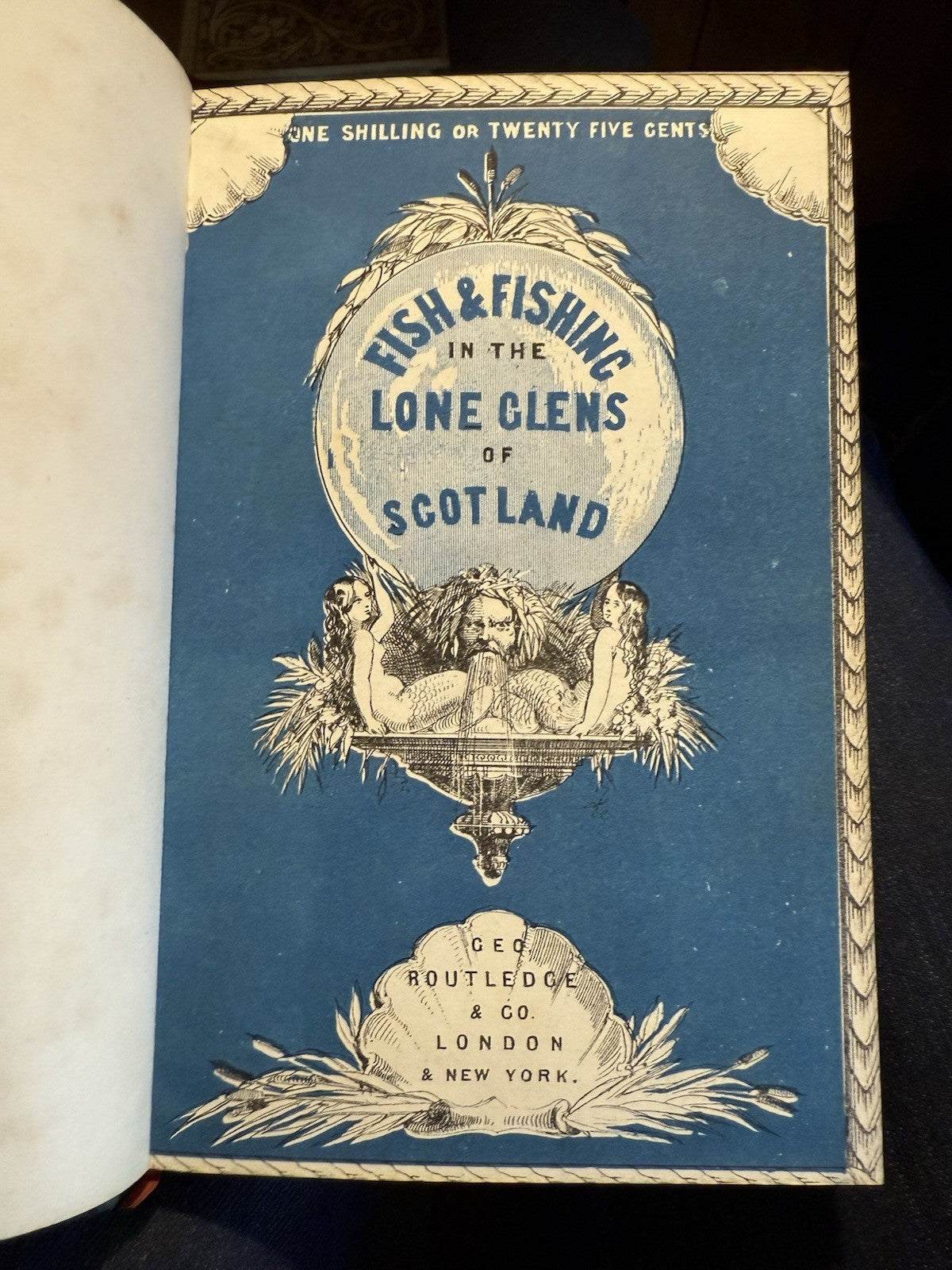 1854 Fish and Fishing in the Lone Glens of Scotland : Dr. Knox