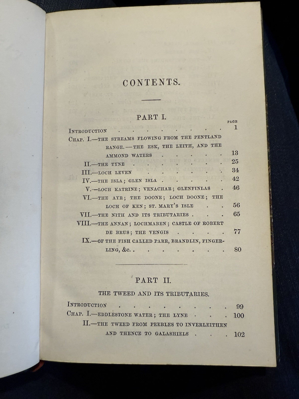 1854 Fish and Fishing in the Lone Glens of Scotland : Dr. Knox