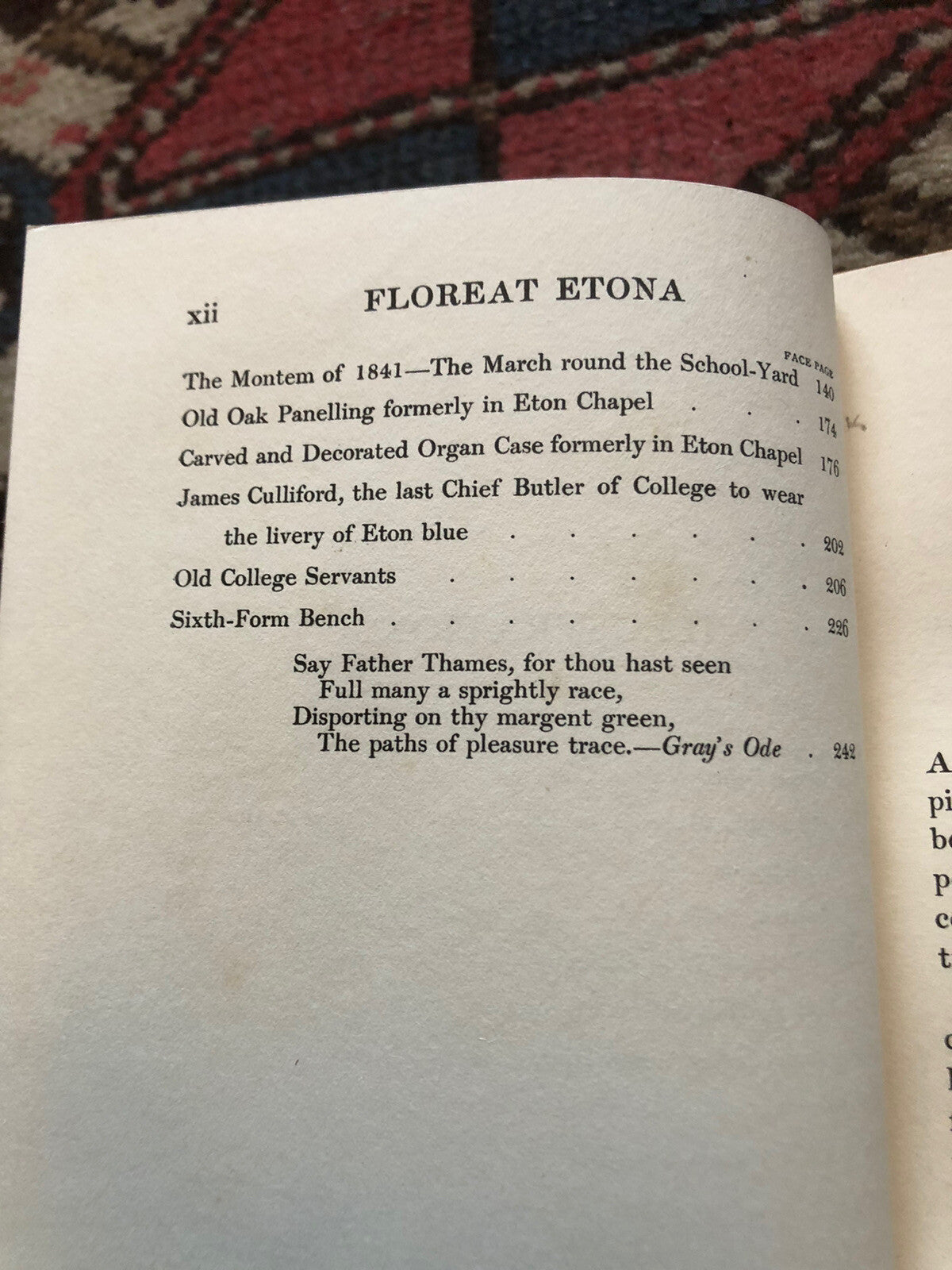 1911 Floreat Etona : Anecdotes and Memories of Eton College : Ralph Nevill