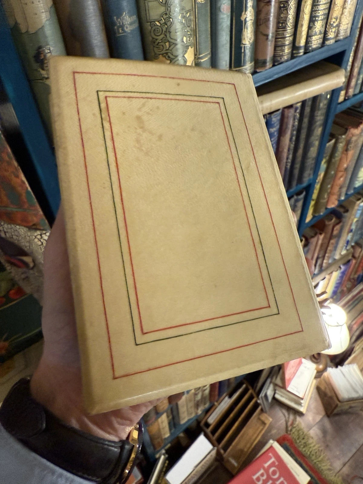 Florentine Fine Binding by Giannini : Fore-edge Painting : Painted Vellum 1883
