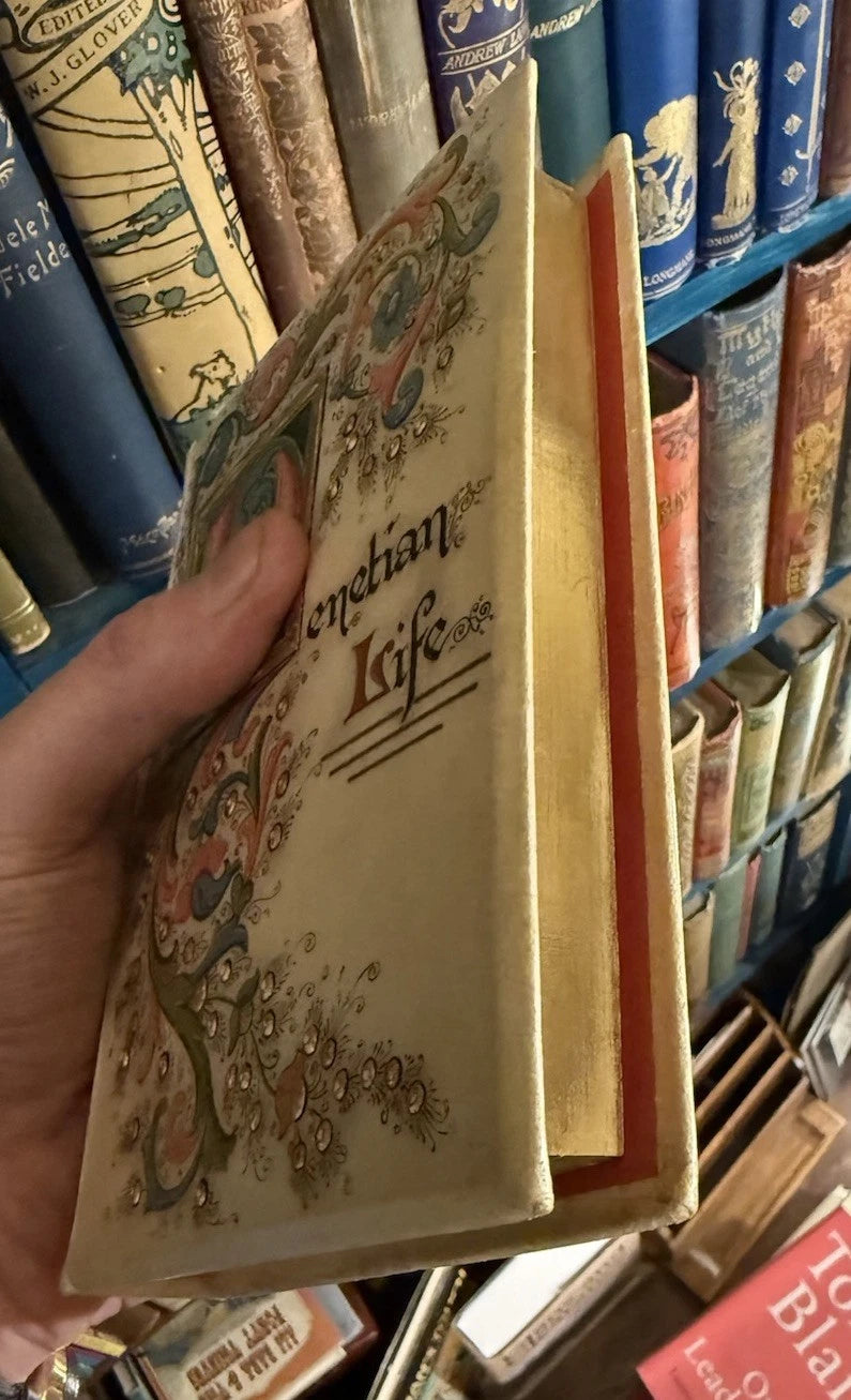 Florentine Fine Binding by Giannini : Fore-edge Painting : Painted Vellum 1883