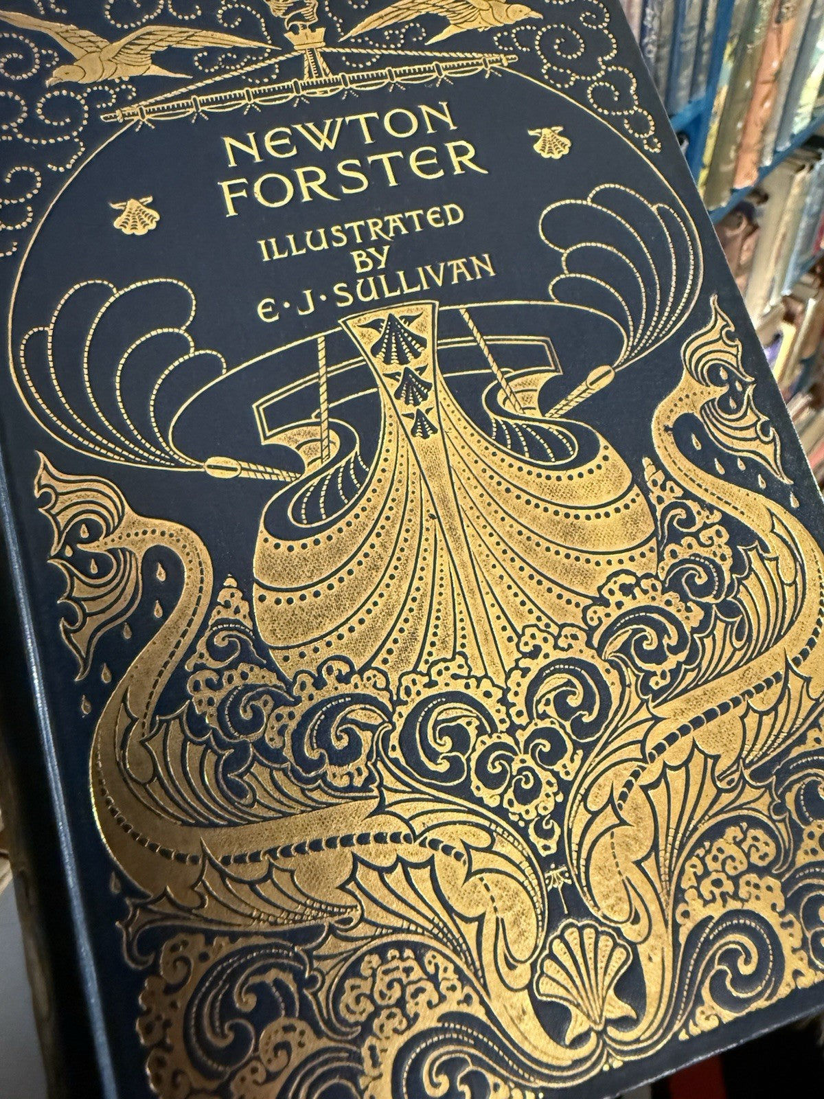 Captain Marryat : Newton Forster : Signed Binding A A Turbayne : Macmillan 1897